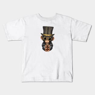 Steampunk Baby Chimp Kids T-Shirt